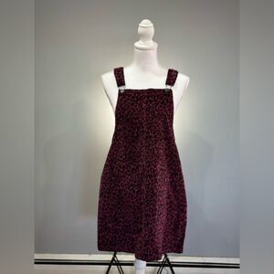 CLEARANCE! Burgundy Vanilla Star Cheetah Skirtall Jumper Size 13 Junior NWT